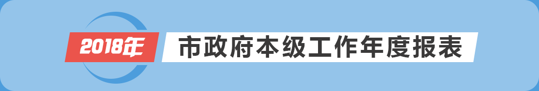 2018年市政府本級工作年度報表